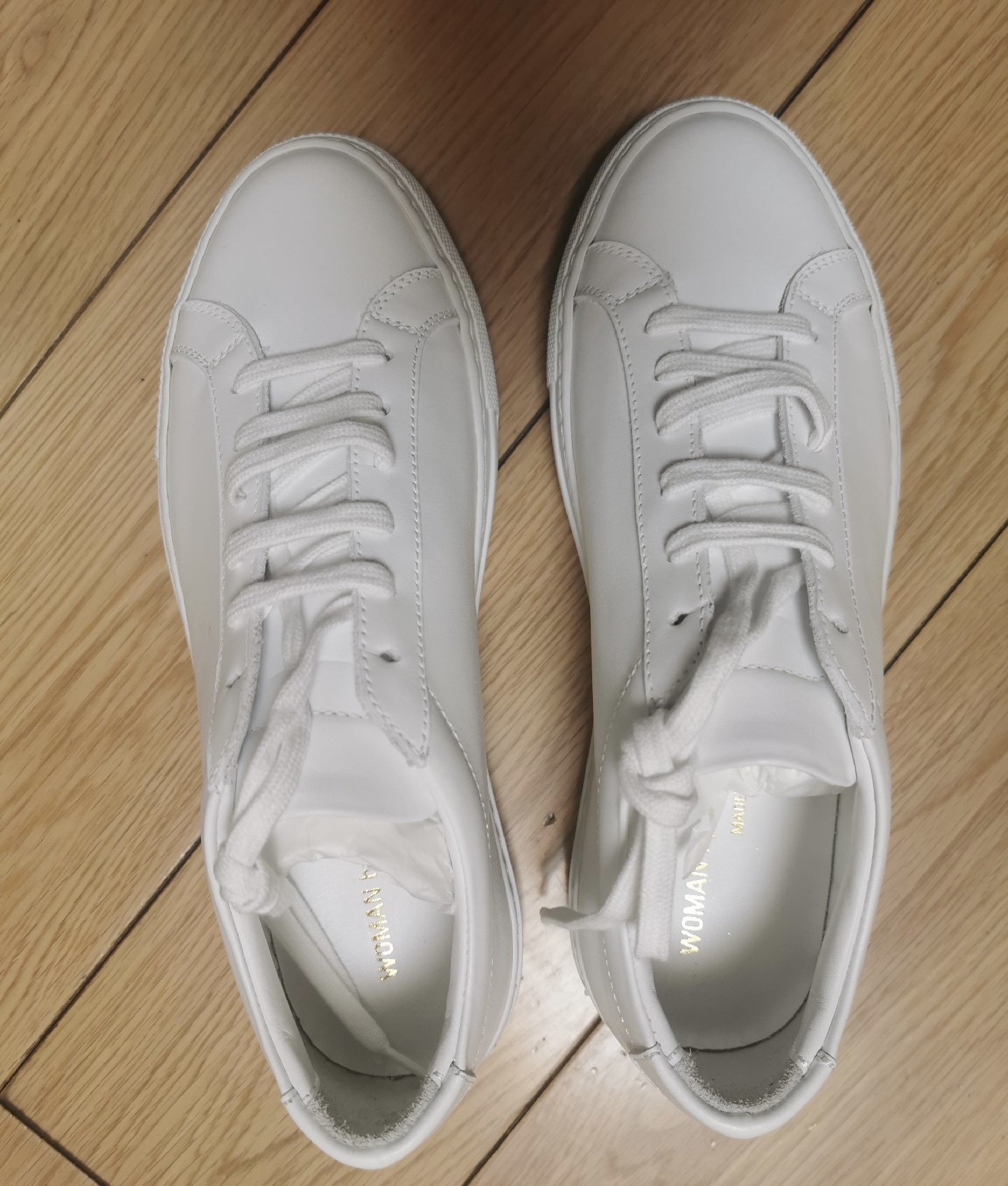 Shop Common Projects Original Achilles Low-top Leather Trainers In White