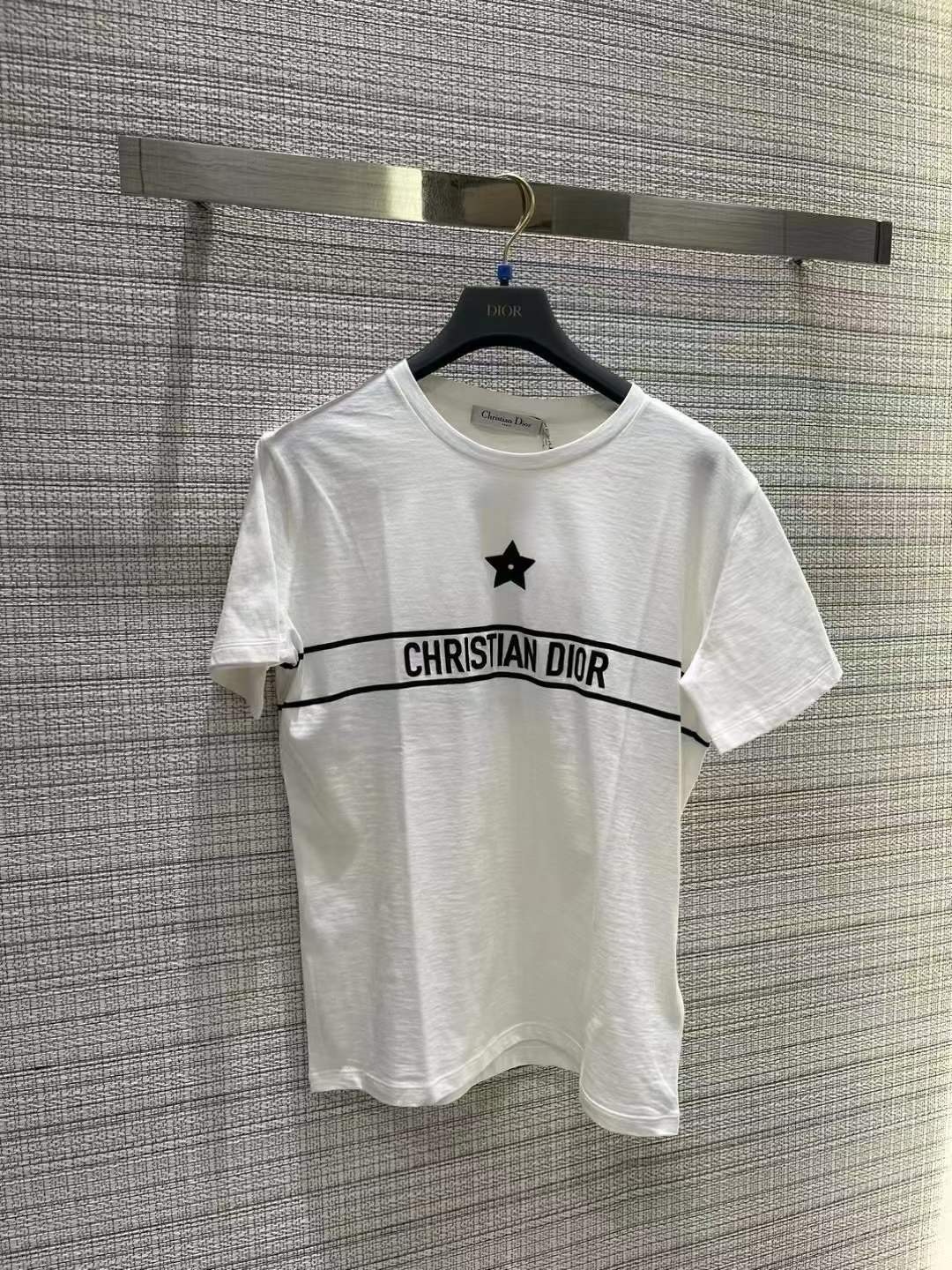 Dior Logo T-shirt In White