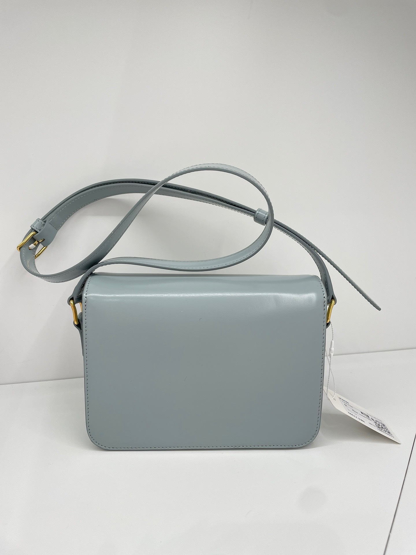 CELINE TEEN TRIOMPHE BAG IN SHINY CALFSKIN