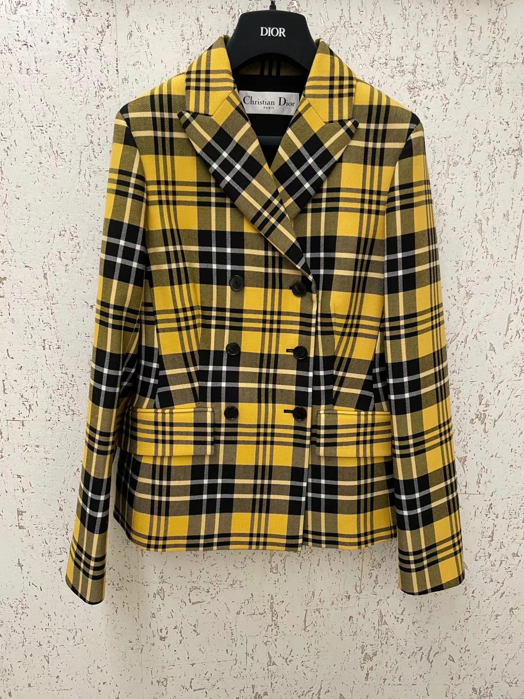 Shop Dior Fitted Jacket In Green