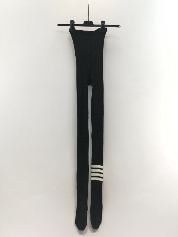Thom Browne 4-bar Stripe Tights In Black