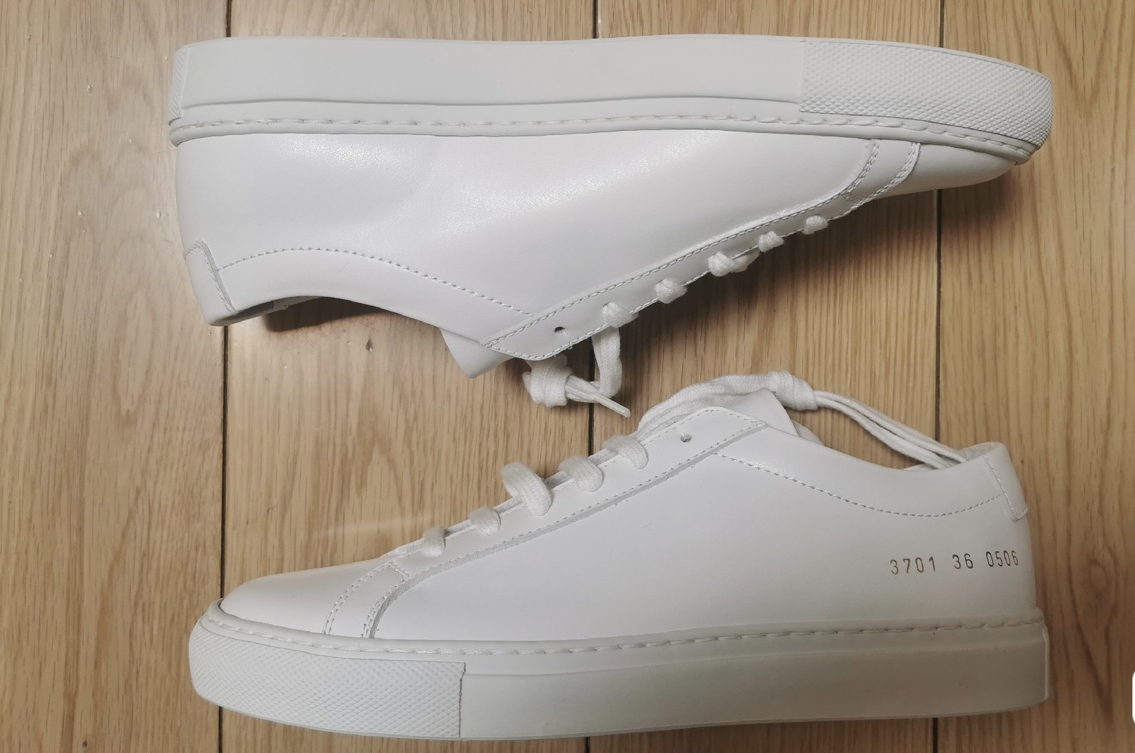 Shop Common Projects Original Achilles Low-top Leather Trainers In White