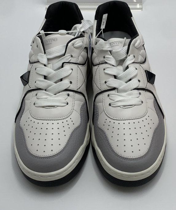 Valentino Garavani Multicolor Nappa Leather One Stud Sneakers In White