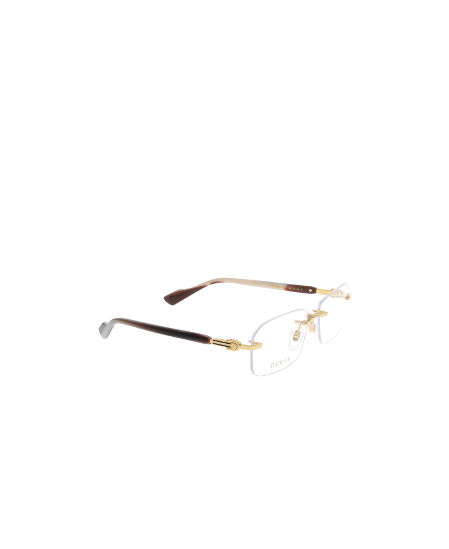 Gucci Rimless Optical Glasses In White | ModeSens
