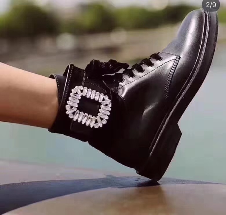 Roger Vivier Water Drill And Ankle Boots In Black