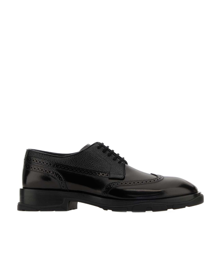Alexander Mcqueen Float Lace-up Shoes In Blacktransparent | ModeSens