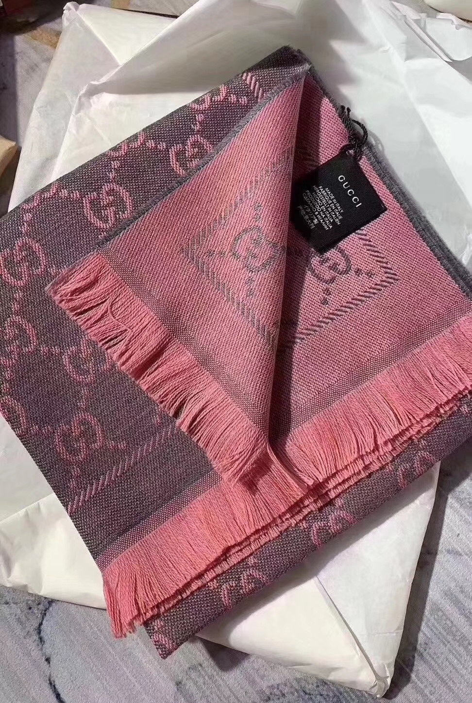 GUCCI GG WOOL SCARF