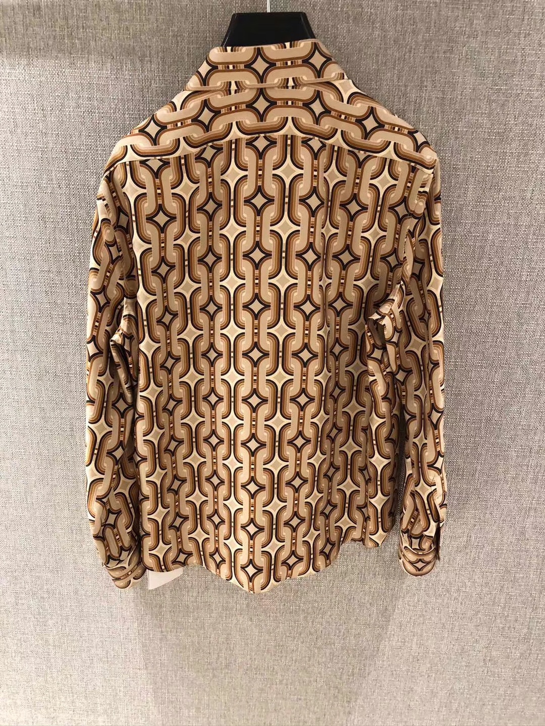 Celine Silk Multi-color Printed Shirt