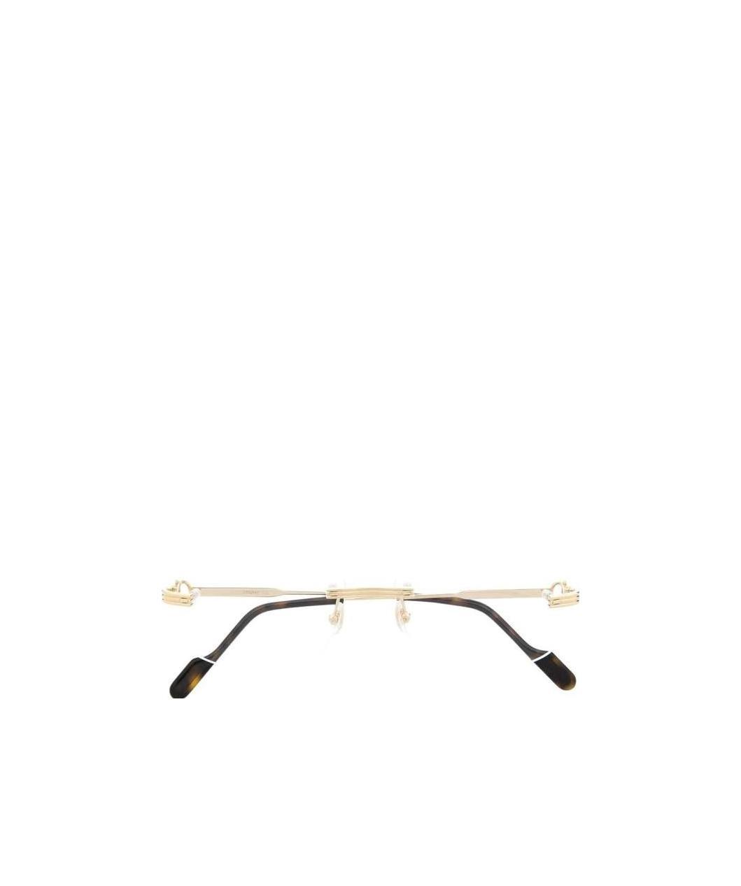 Cartier Aviator Rimless Glasses In Nude | ModeSens